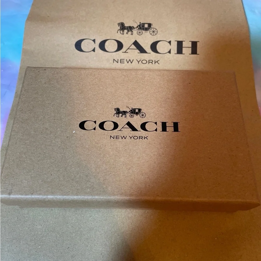 Coach Black and Silver Money Clip Sleek Accessory